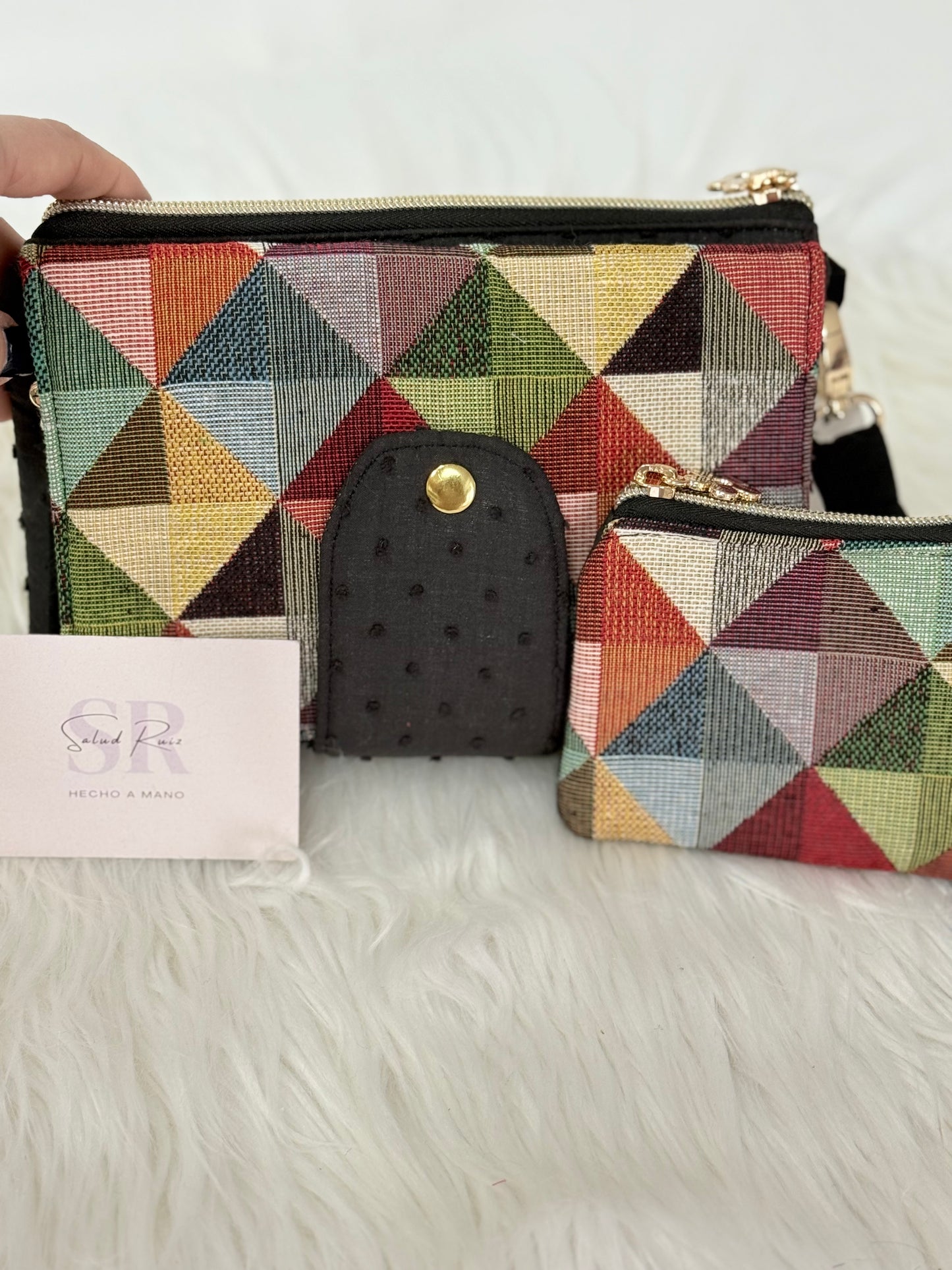 Monedero Florencia Artesanal / Cartera de Tela Hecha a Mano en España