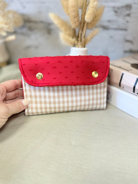Monedero de Tela Hecho a Mano | Cartera con Compartimentos