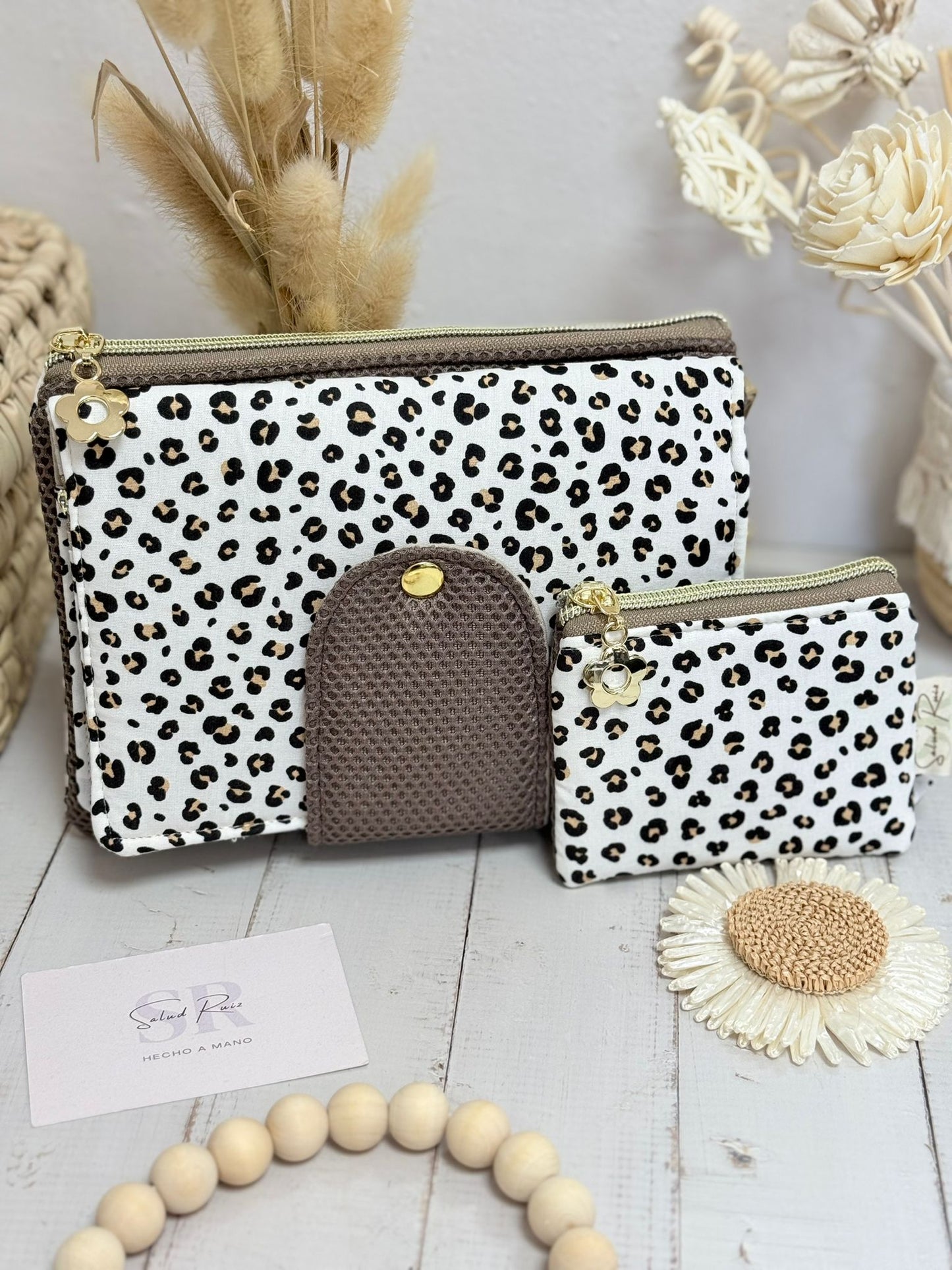 Monedero Florencia Artesanal / Cartera de Tela Hecha a Mano en España