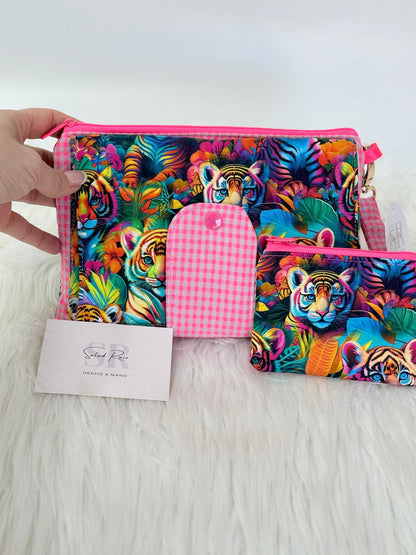 Monedero Florencia Artesanal / Cartera de Tela Hecha a Mano en España