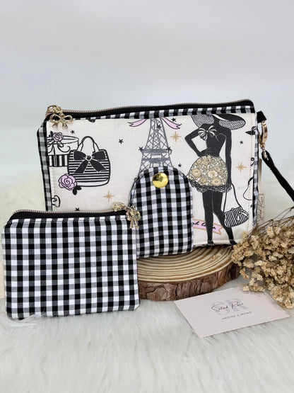 Monedero Florencia Artesanal / Cartera de Tela Hecha a Mano en España