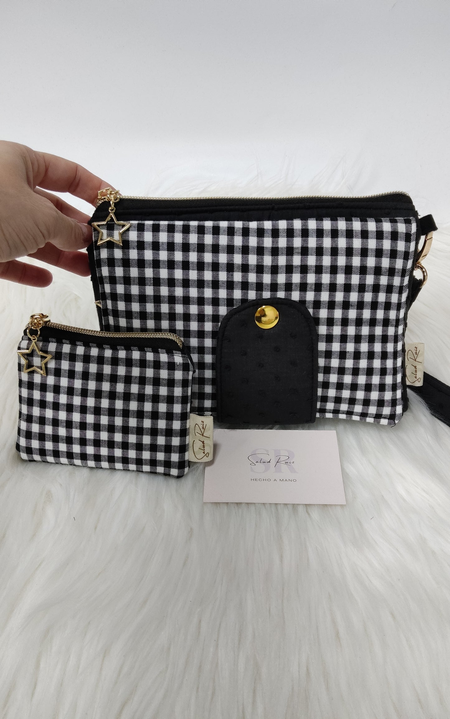 Monedero Florencia Artesanal / Cartera de Tela Hecha a Mano en España