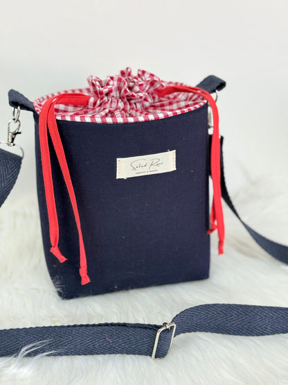 Bolso bombonera hecho a mano