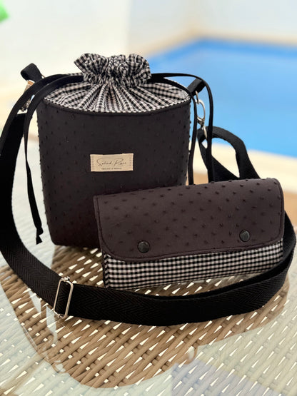 Bolso bombonera hecho a mano