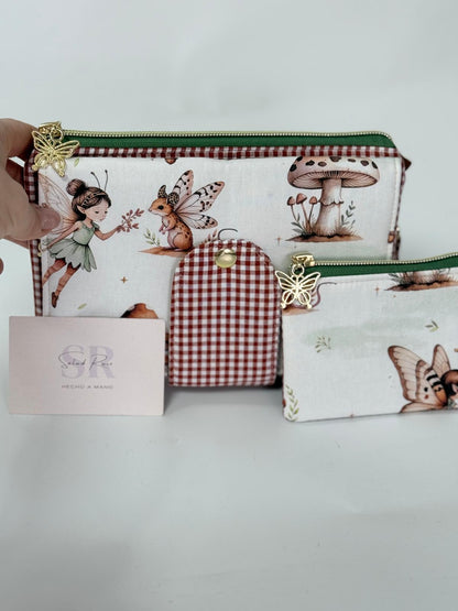 Monedero Florencia Artesanal / Cartera de Tela Hecha a Mano en España