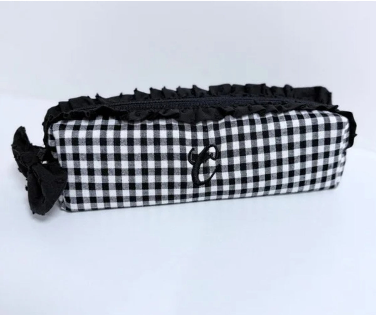 Estuche cuadrado con volante personalizado