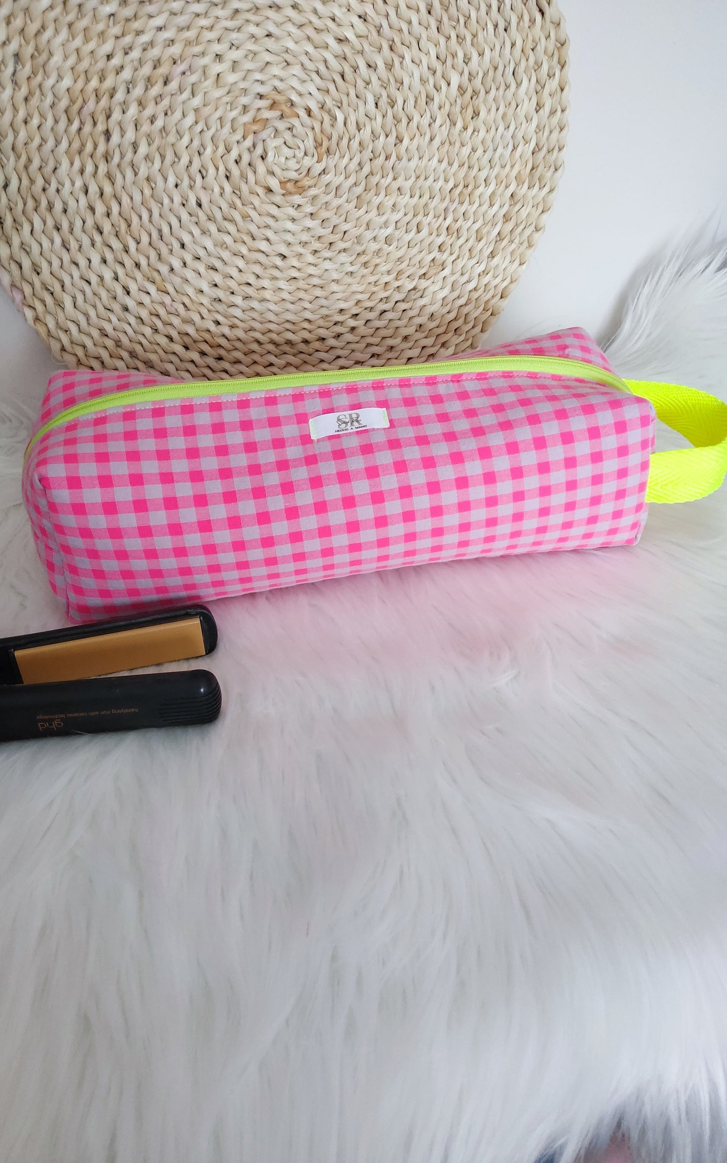 Funda para Plancha de Pelo de Tela y Acolchada | Hecha a Mano