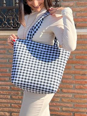 Bolso Siena Vichy Negro
